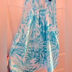 Banana Republic tropical print blouse